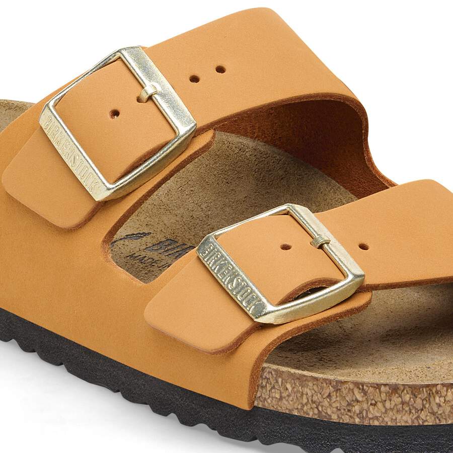 Arizona Nubuck Leather - Burnt Orange