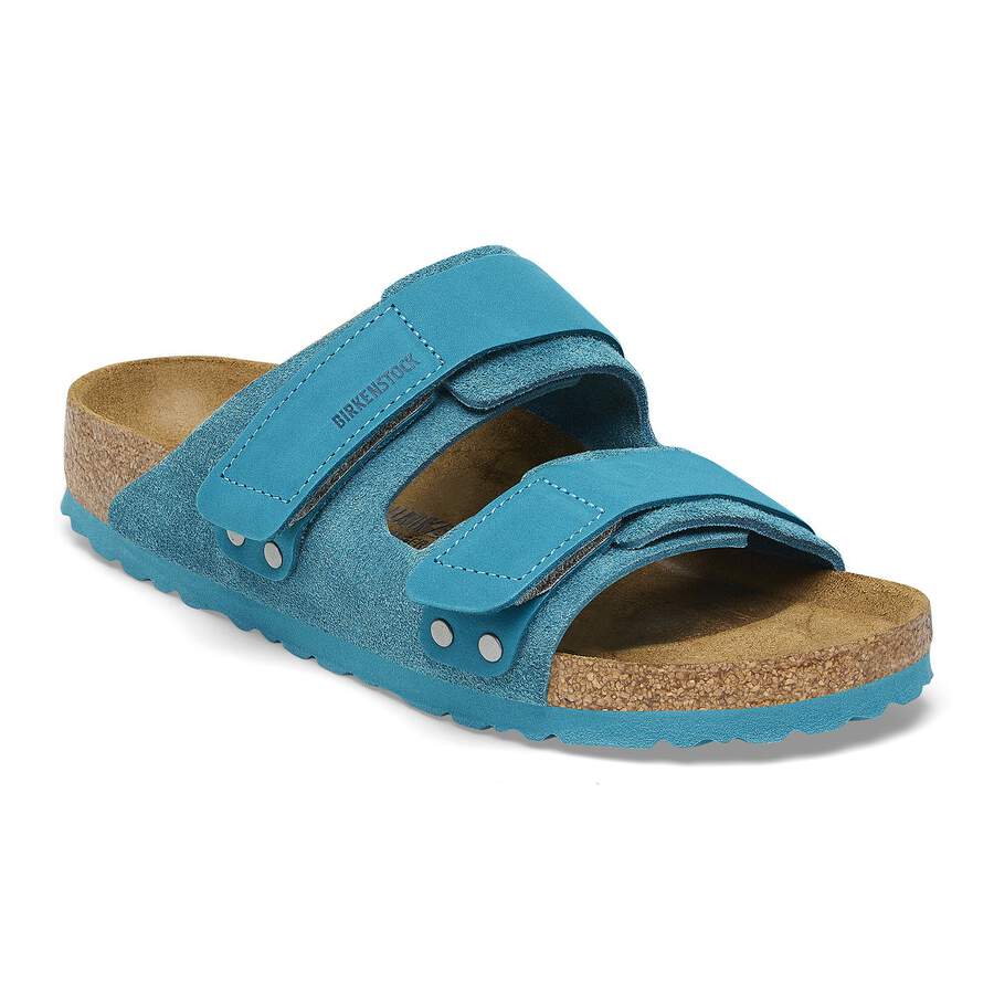 Uji Nubuck Leather/Suede - Deep Turquoise