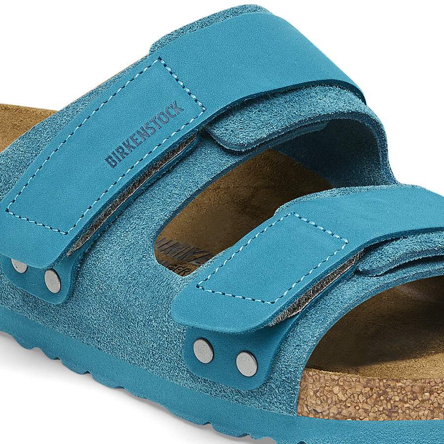 Uji Nubuck Leather/Suede - Deep Turquoise