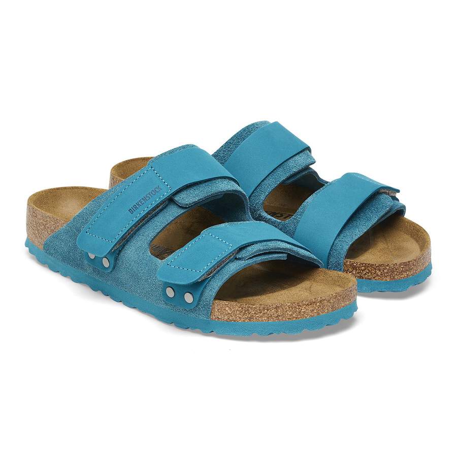 Uji Nubuck Leather/Suede - Deep Turquoise