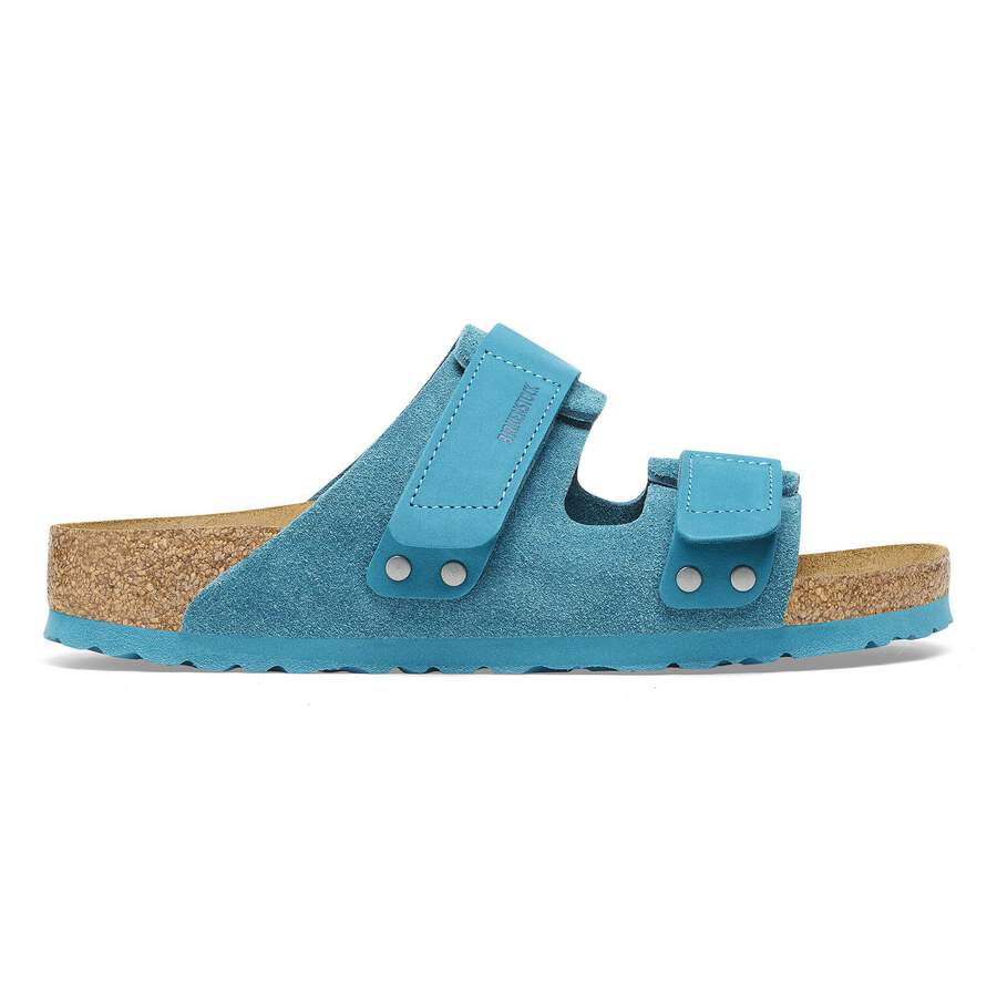 Uji Nubuck Leather/Suede - Deep Turquoise