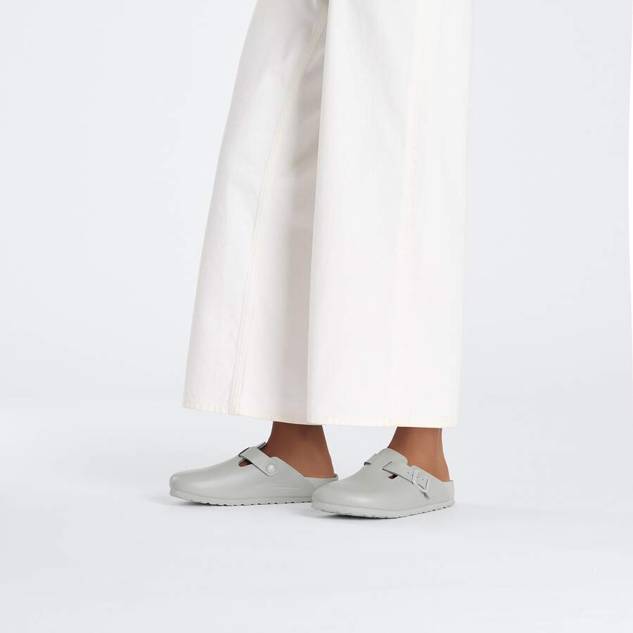 Boston Natural Leather - Mineral Gray