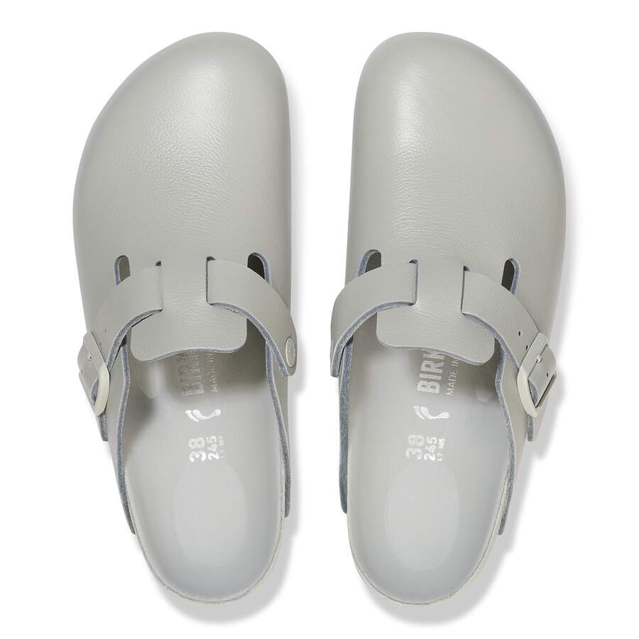 Boston Natural Leather - Mineral Gray