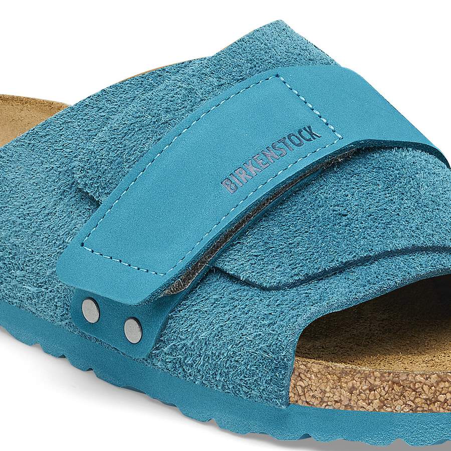Kyoto Suede Leather - Deep Turquoise