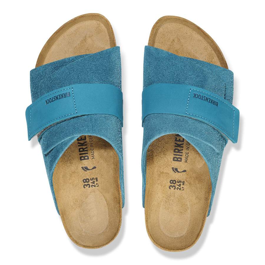 Kyoto Suede Leather - Deep Turquoise