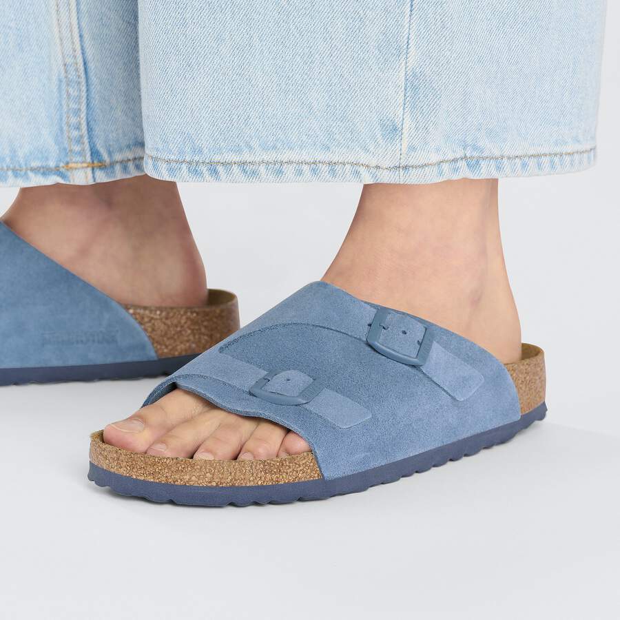 Zürich Suede Leather - Elemental Blue