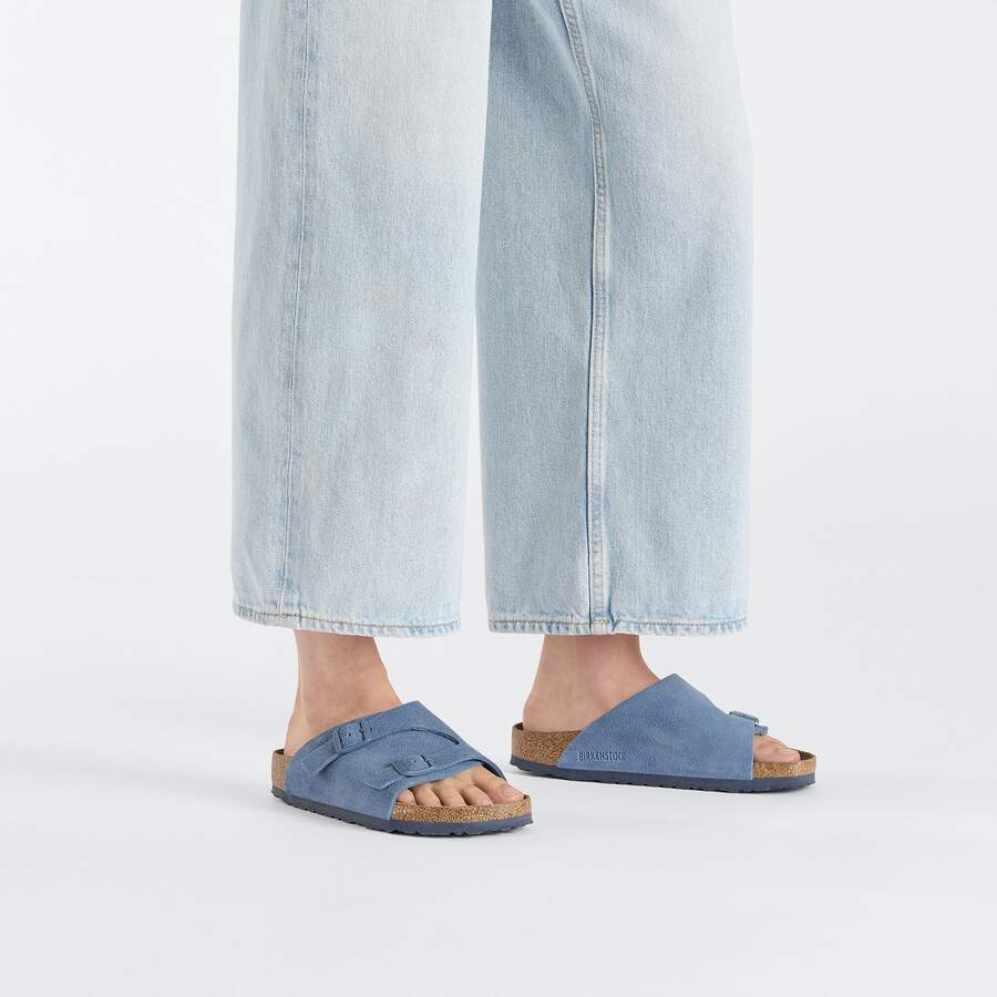 Zürich Suede Leather - Elemental Blue