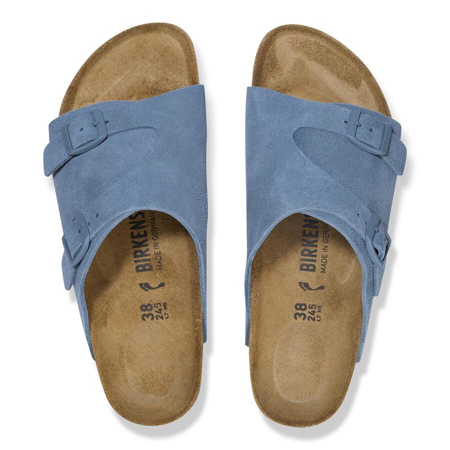 Zürich Suede Leather - Elemental Blue