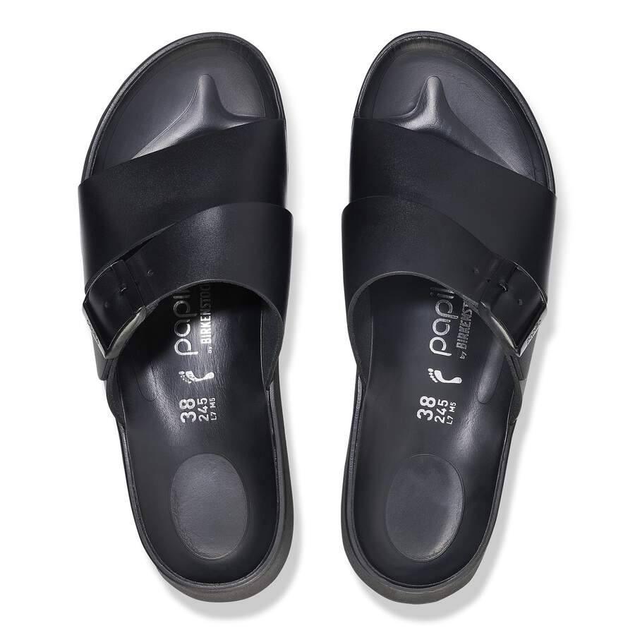 Almina Natural Leather - Black