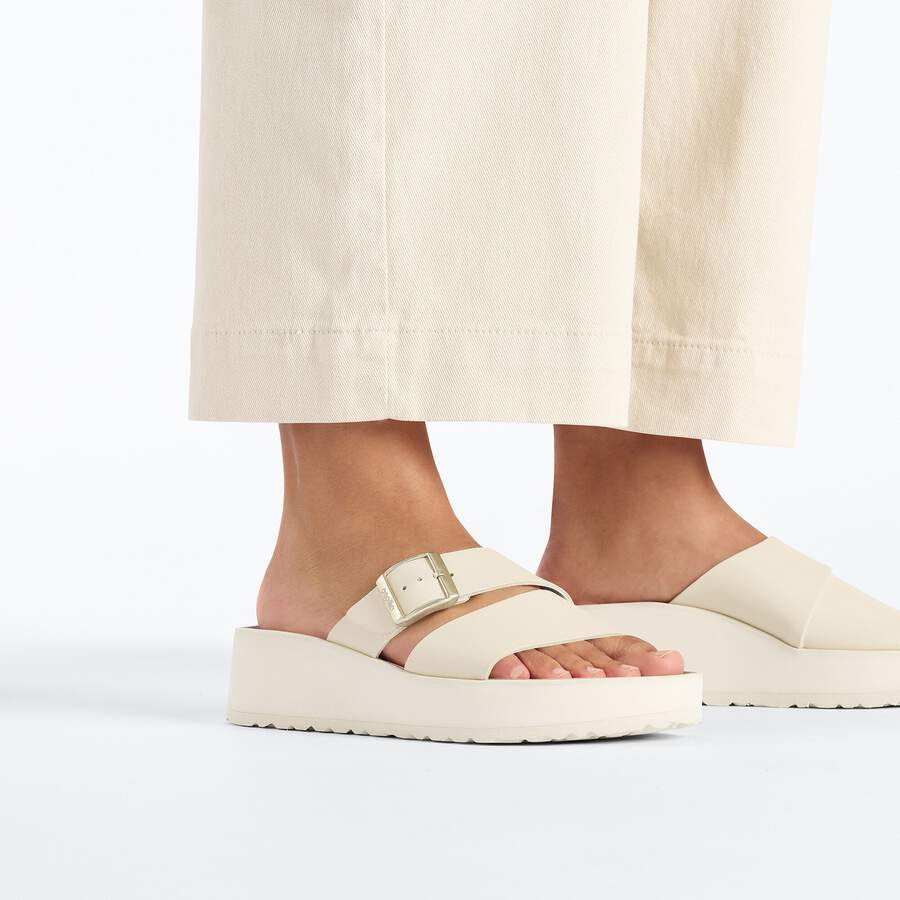 Almina Natural Leather - Ecru