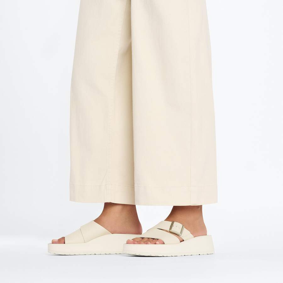 Almina Natural Leather - Ecru
