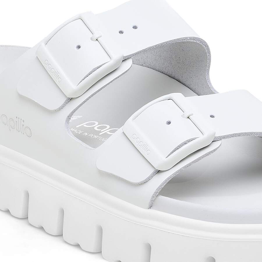 Arizona Chunky Natural Leather - White