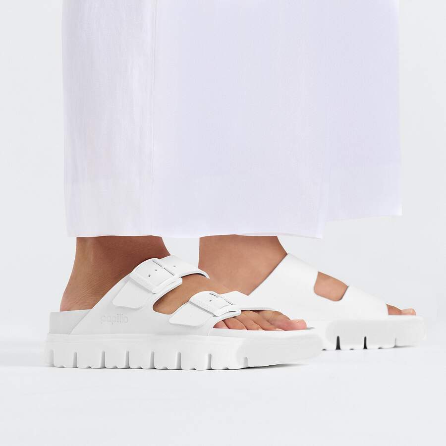 Arizona Chunky Natural Leather - White