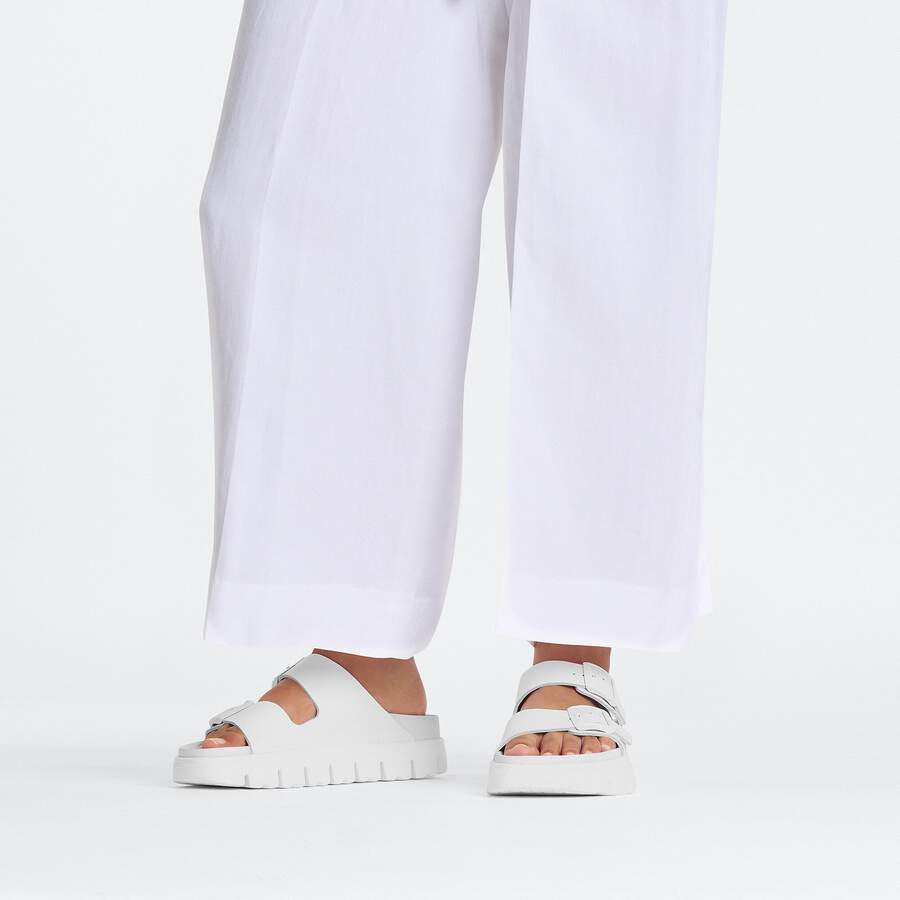 Arizona Chunky Natural Leather - White