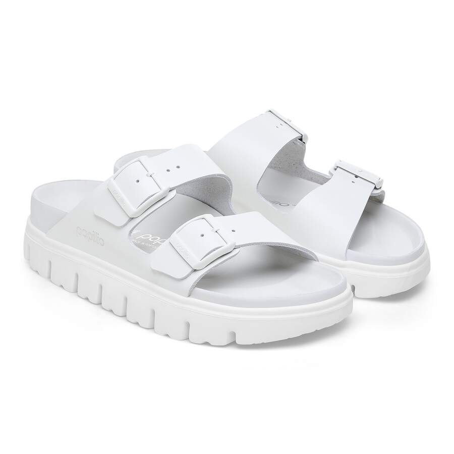 Arizona Chunky Natural Leather - White