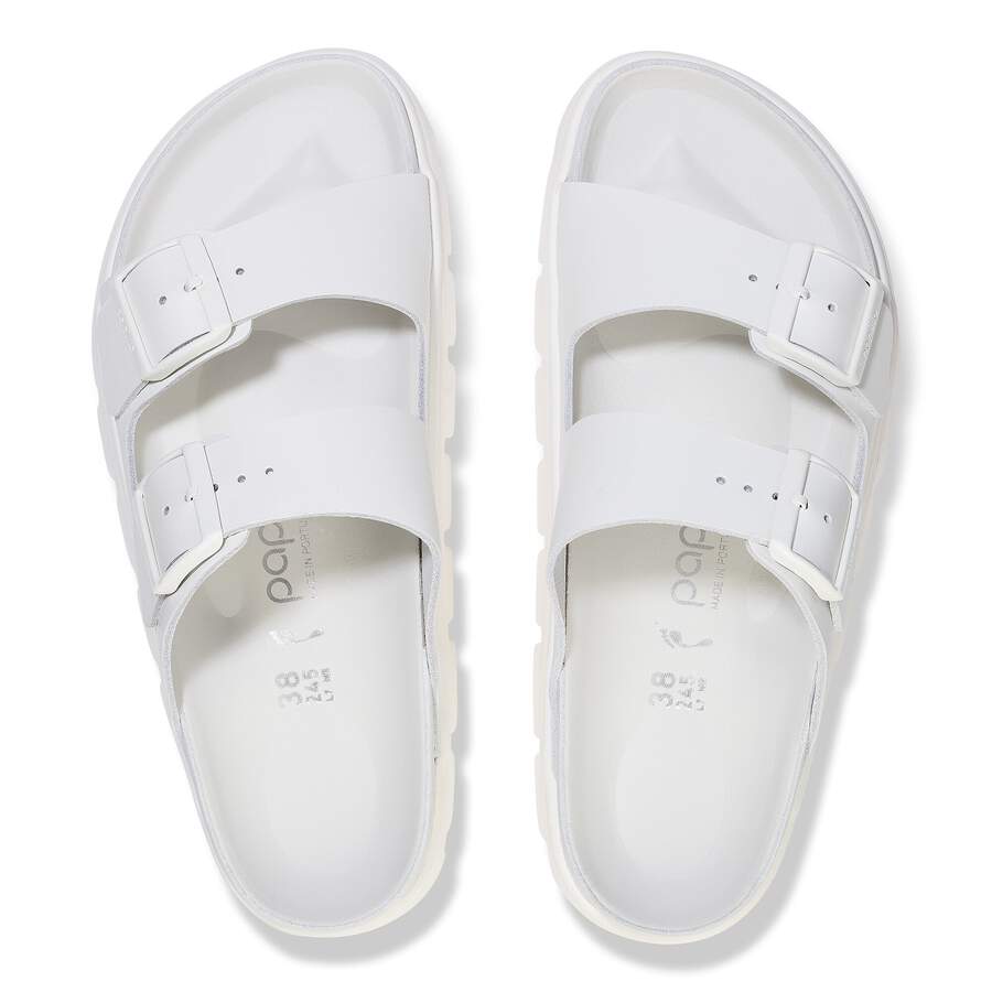 Arizona Chunky Natural Leather - White