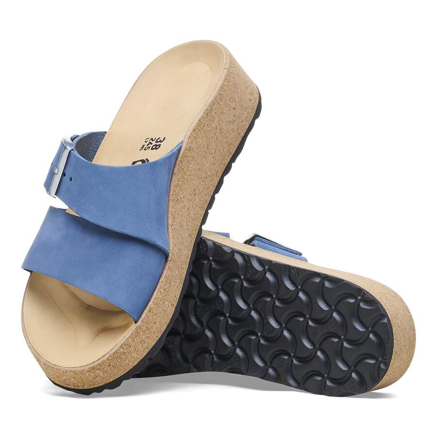 Almina Nubuck Leather - Elemental Blue