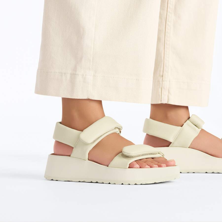 Theda Natural Leather - Ecru
