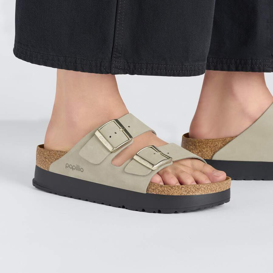 Arizona PAP Flex Platform Nubuck Leather - Eucalyptus