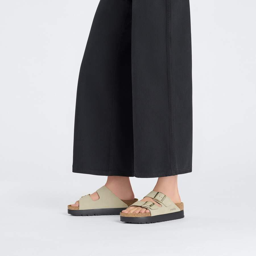 Arizona PAP Flex Platform Nubuck Leather - Eucalyptus