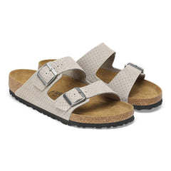 Arizona Suede Leather Embossed - Dotted Stone Coin