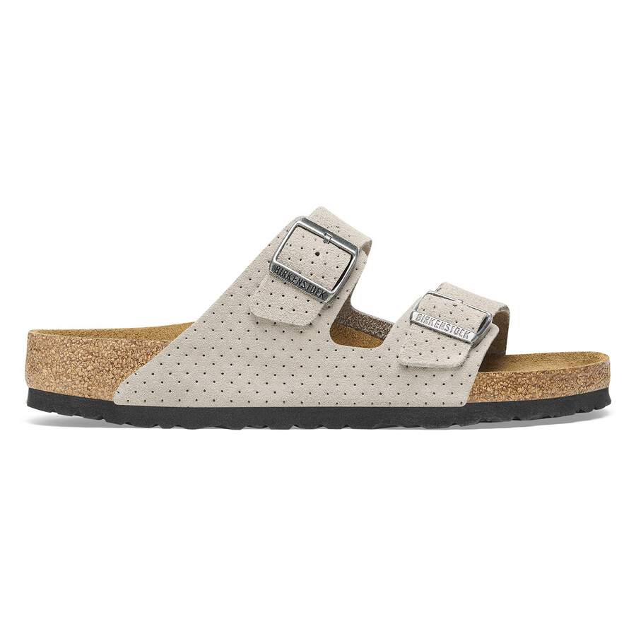 Arizona Suede Leather Embossed - Dotted Stone Coin