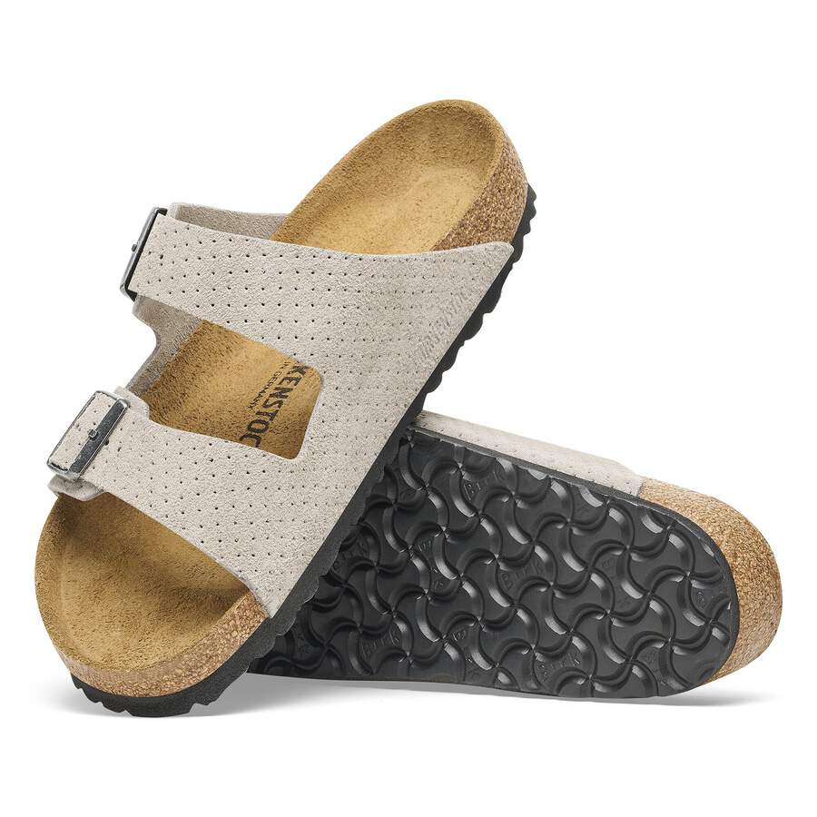 Arizona Suede Leather Embossed - Dotted Stone Coin