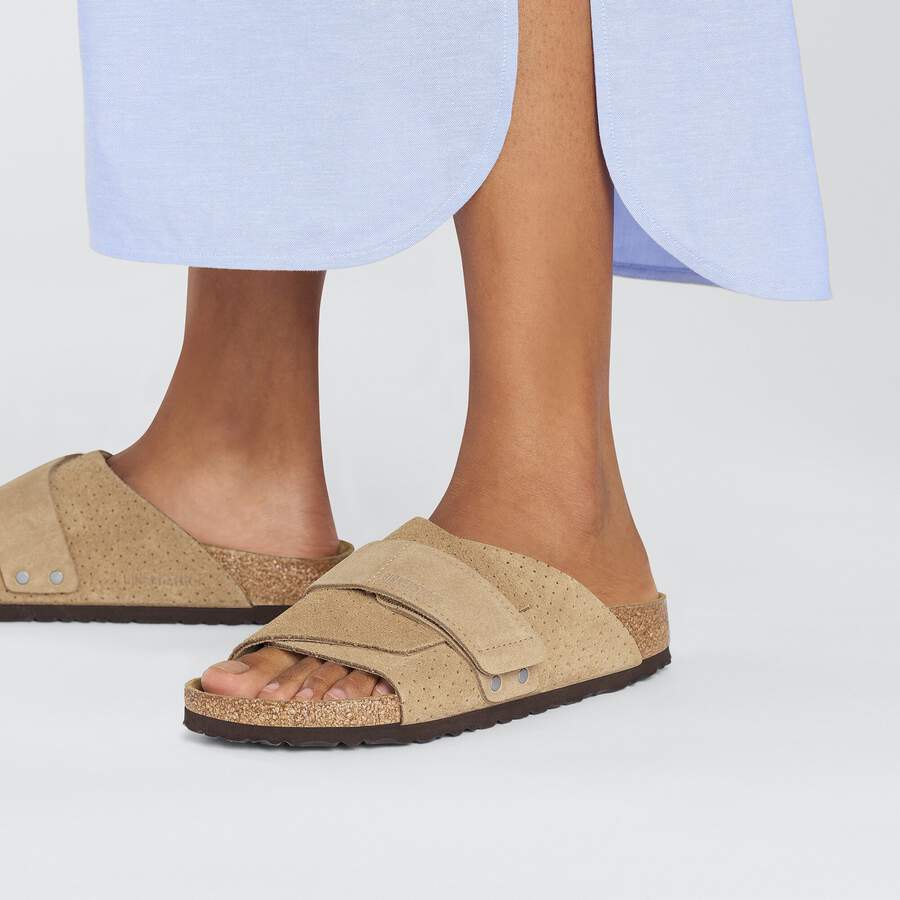 Kyoto Suede Leather Embossed - New Beige