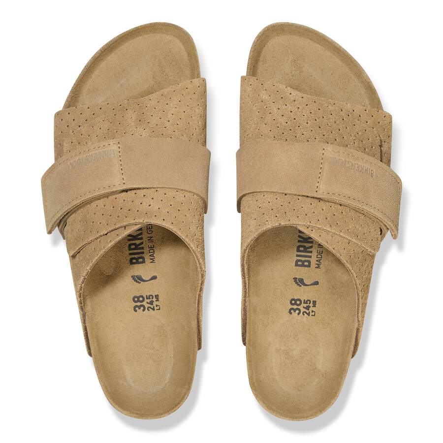 Kyoto Suede Leather Embossed - New Beige