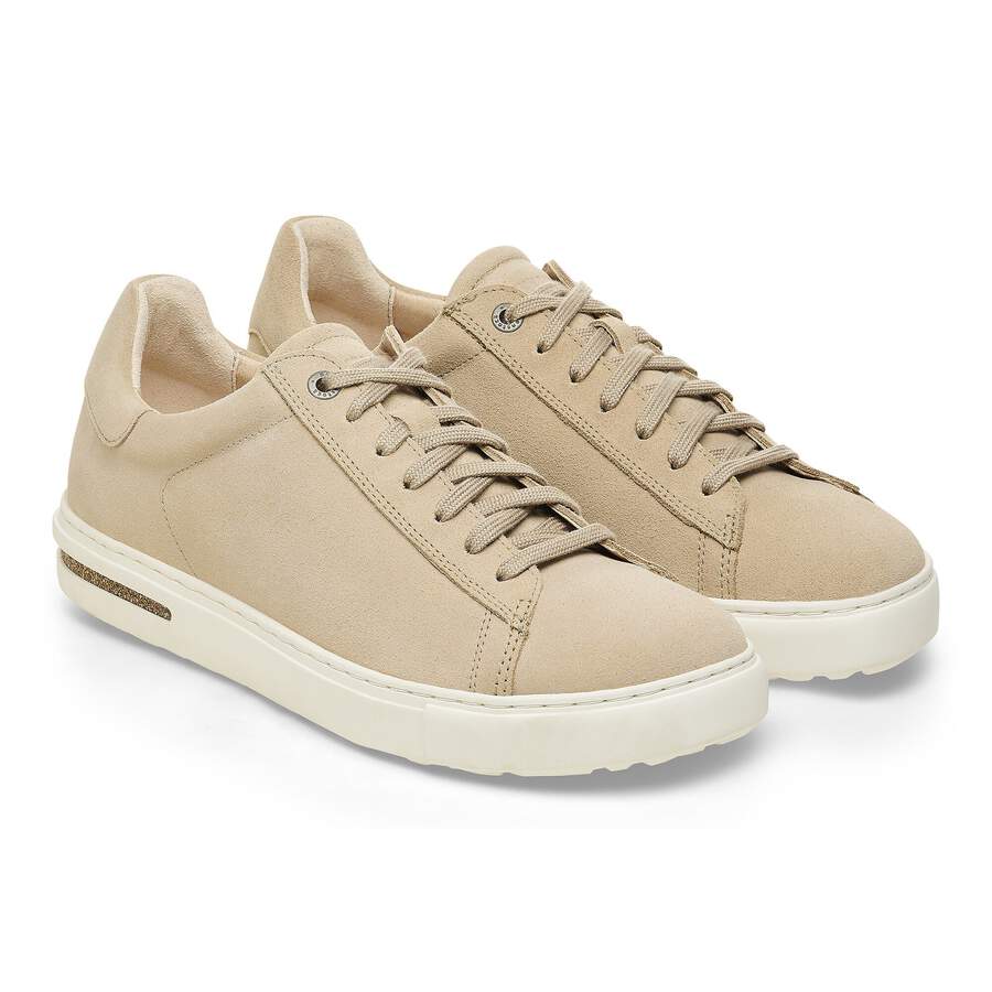 Bend Low Suede Leather - Sandcastle/White
