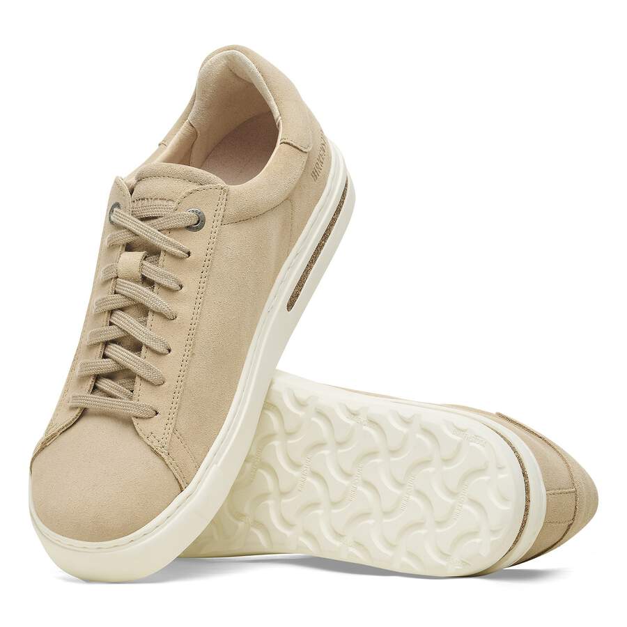 Bend Low Suede Leather - Sandcastle/White