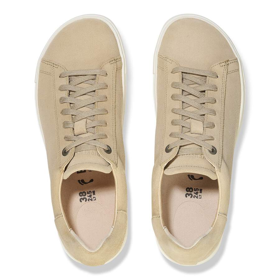Bend Low Suede Leather - Sandcastle/White