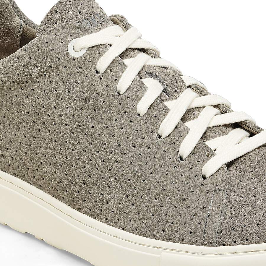 Bend Low Suede Leather Embossed - Dotted Stone Coin