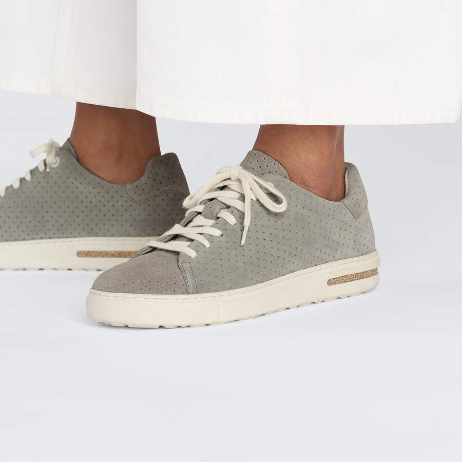 Bend Low Suede Leather Embossed - Dotted Stone Coin