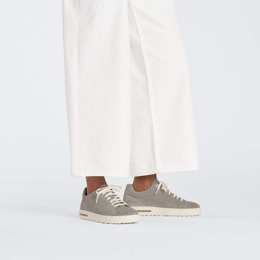 Bend Low Suede Leather Embossed - Dotted Stone Coin