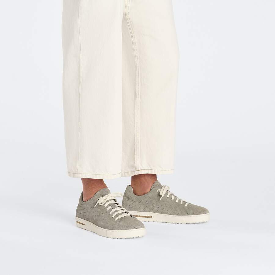 Bend Low Suede Leather Embossed - Dotted Stone Coin