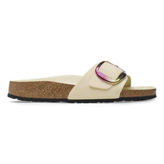 Madrid Big Buckle Natural Leather Nubuck - Ecru