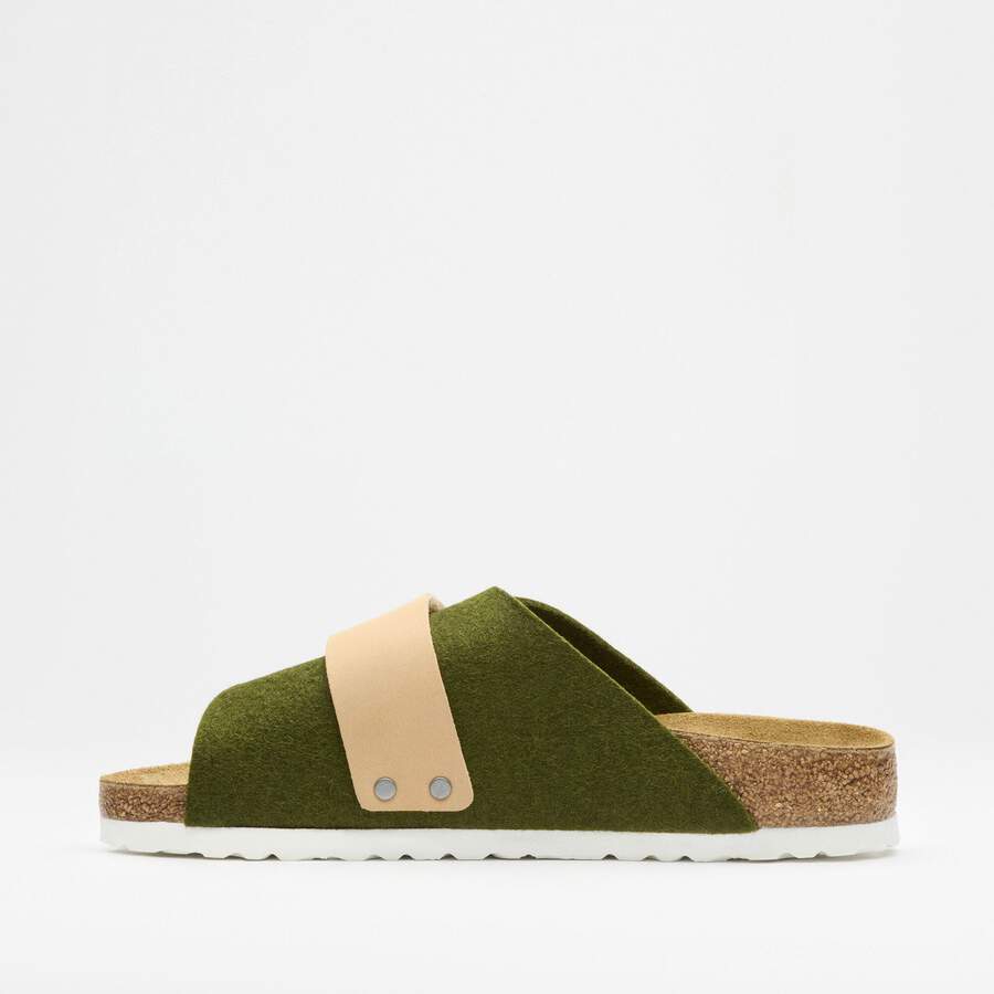 Kyoto Leather/Textile/Felt - Olive