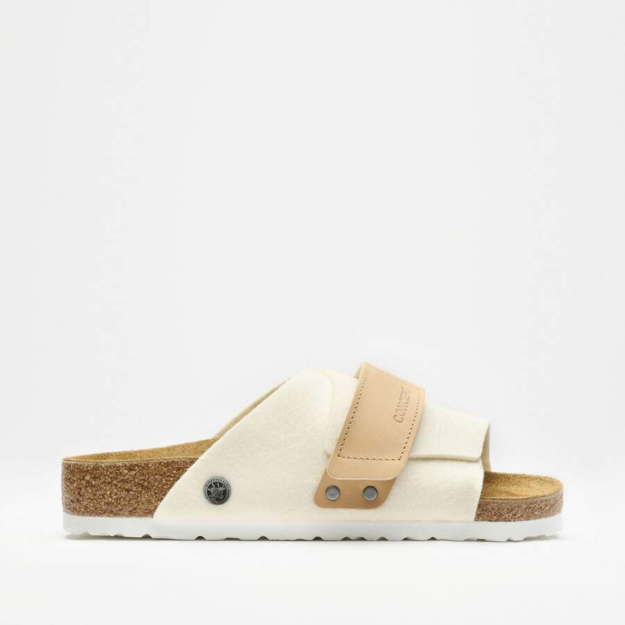 Kyoto Leather/Textile/Felt - White