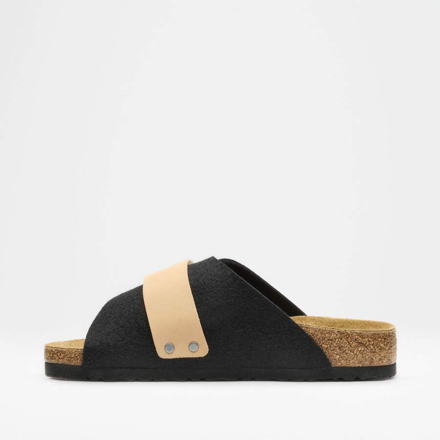 Kyoto Leather/Textile/Felt - Black