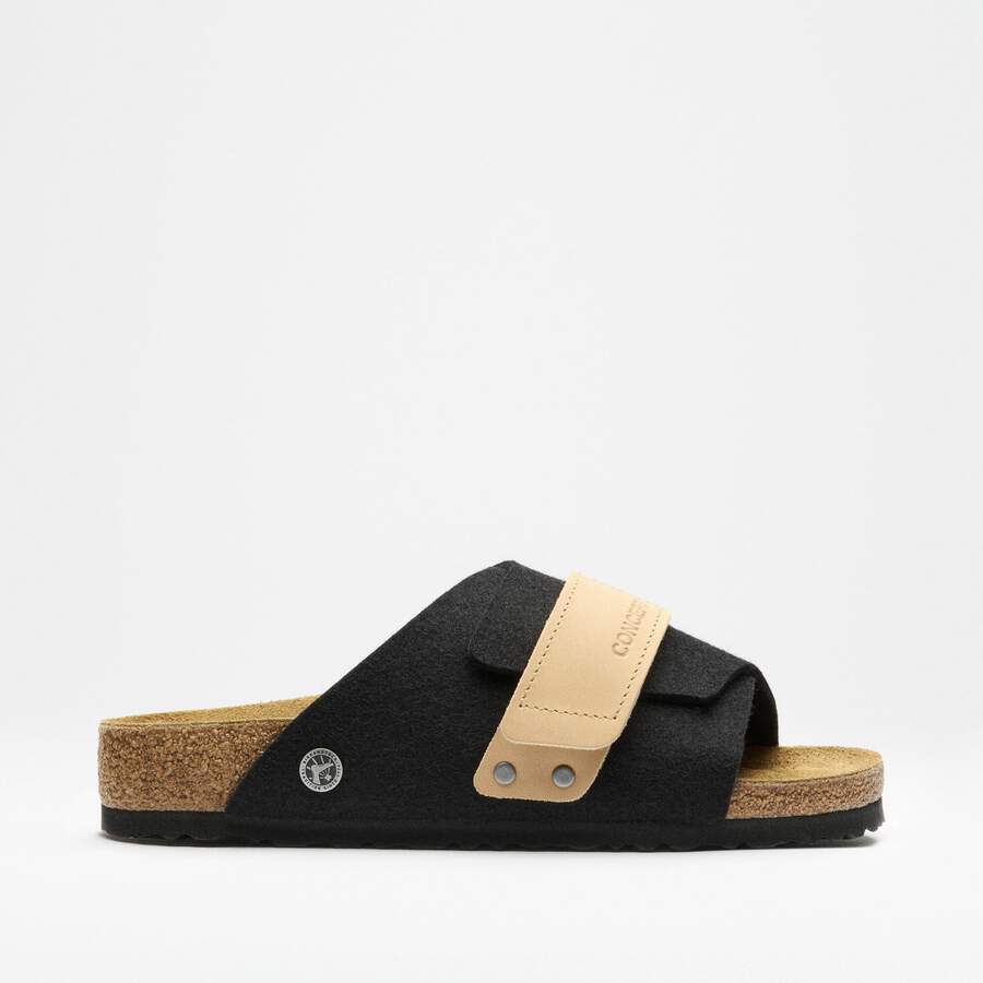 Kyoto Leather/Textile/Felt - Black