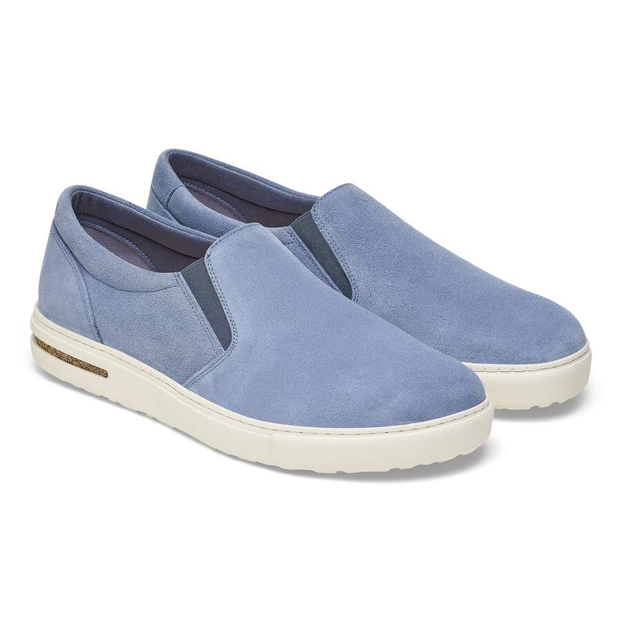 Oswego Suede Leather - Elemental Blue