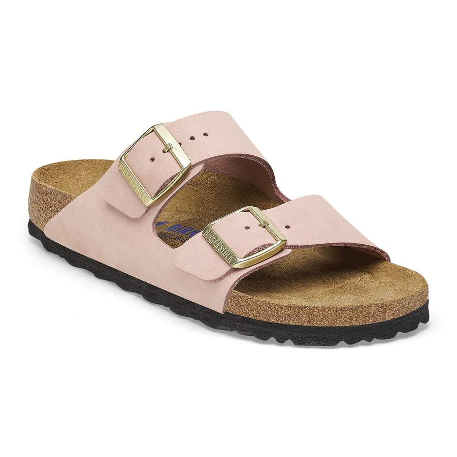 Arizona Soft Footbed Nubuck Leather - Soft Pink