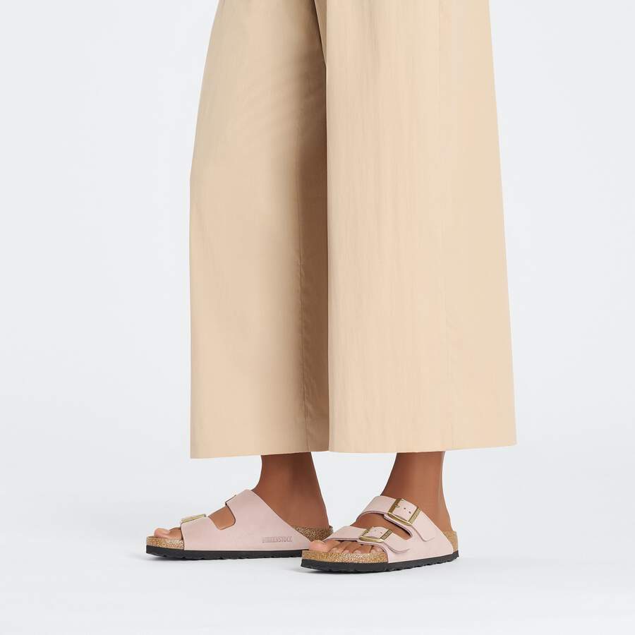 Arizona Soft Footbed Nubuck Leather - Soft Pink