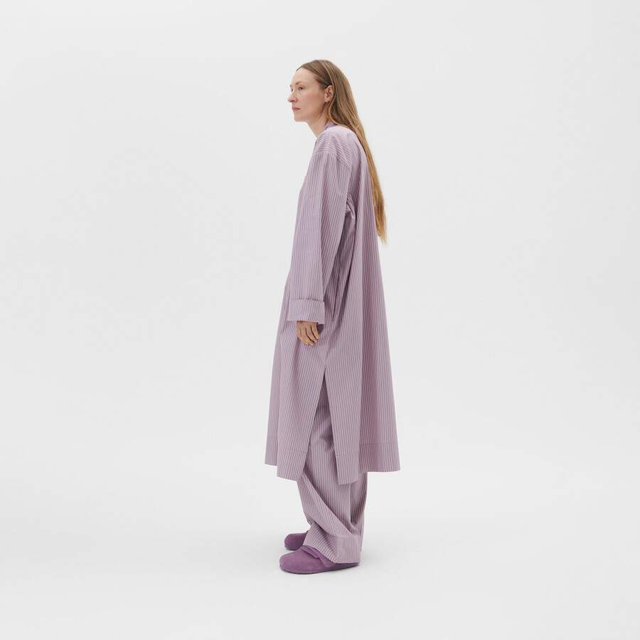 Tekla Kaftan - Mauve Stripes