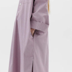 Tekla Kaftan - Mauve Stripes