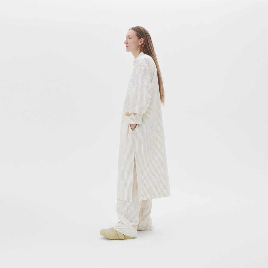 Tekla Kaftan - Wheat Stripes