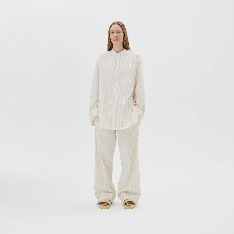 Tekla Pants - Wheat Stripes