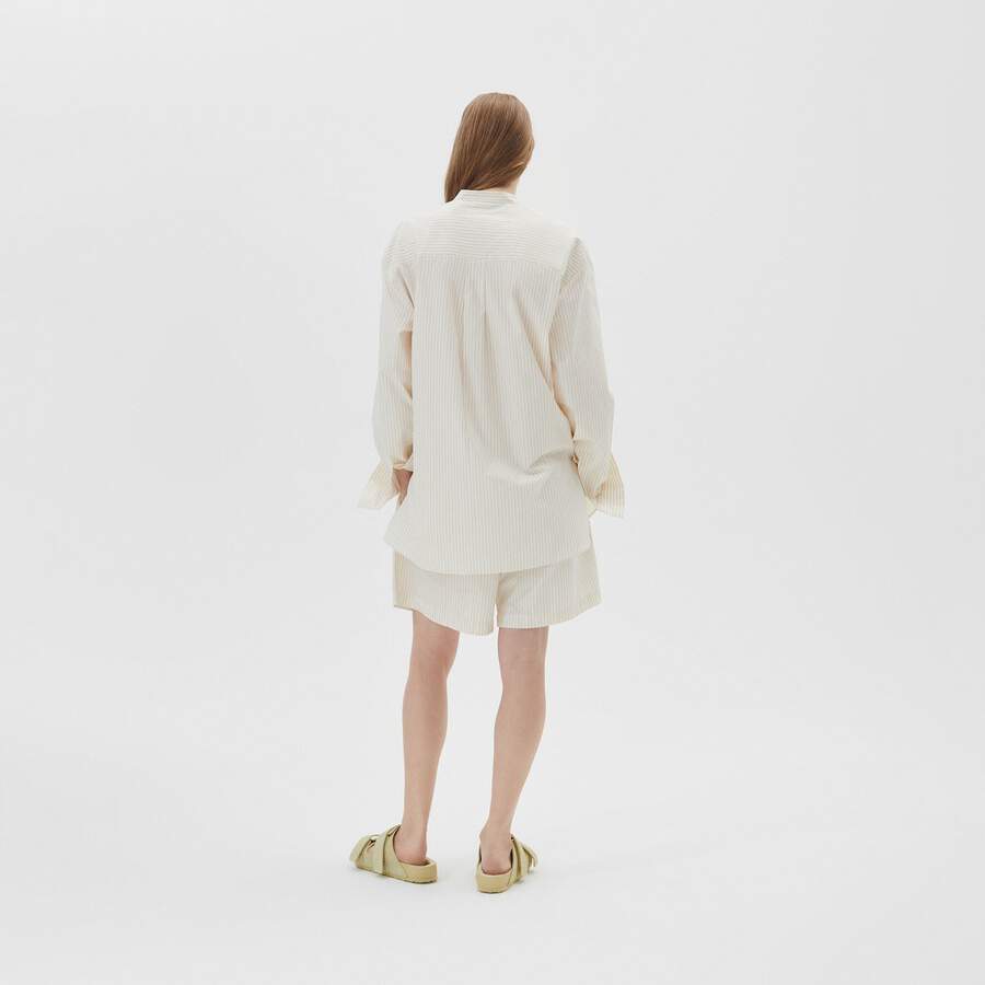 Tekla Shorts - Wheat Stripes