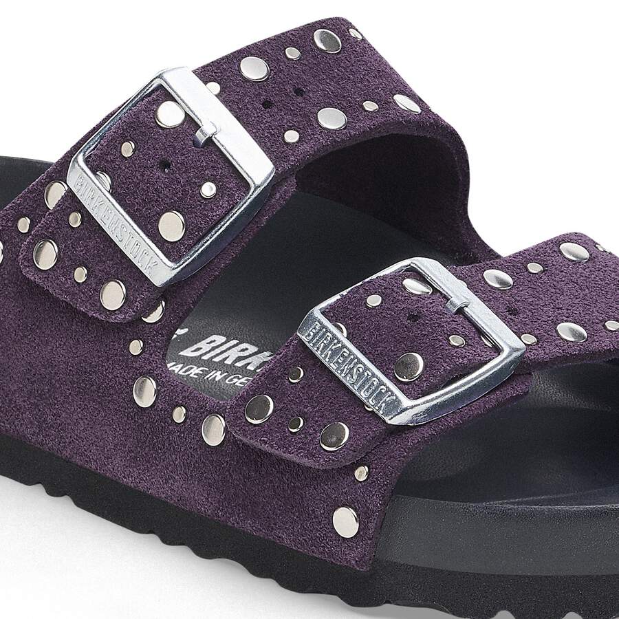 Arizona Rivet Suede Leather - Acai
